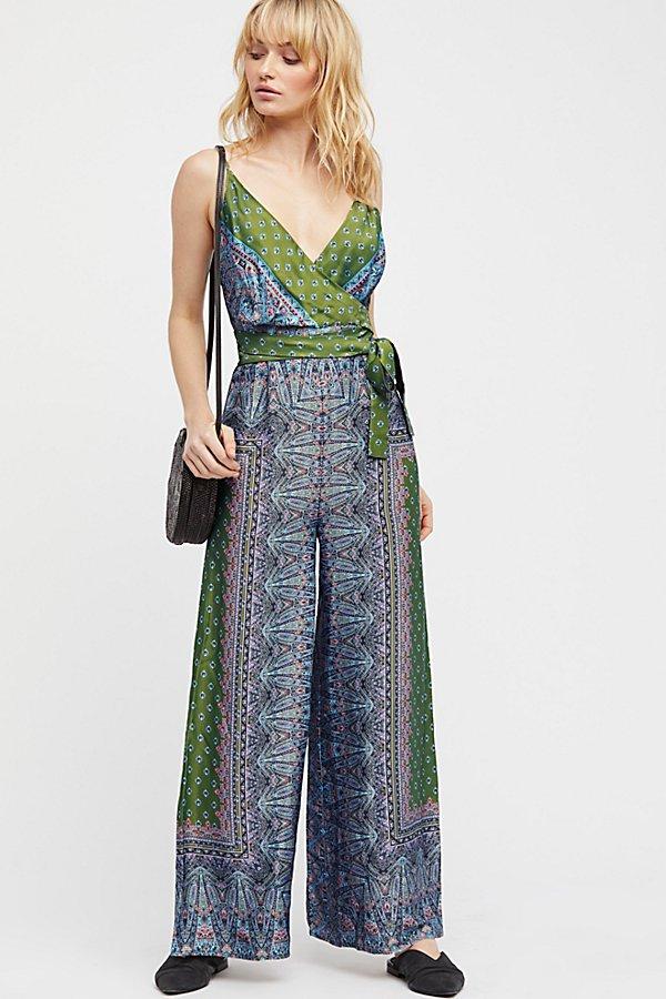 Britt Printed Jumpsuit By Free People